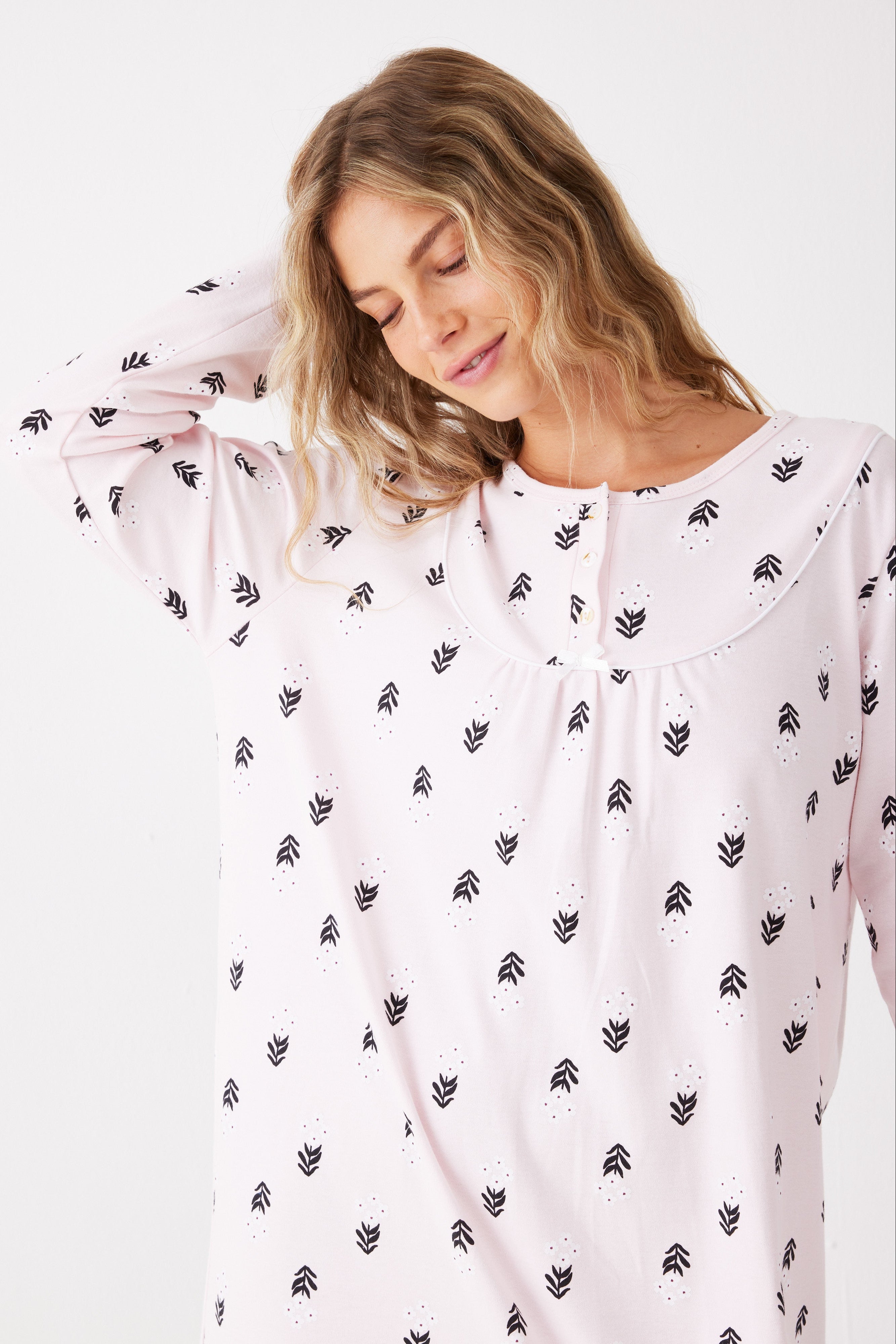 כותונת פרחים כותנה