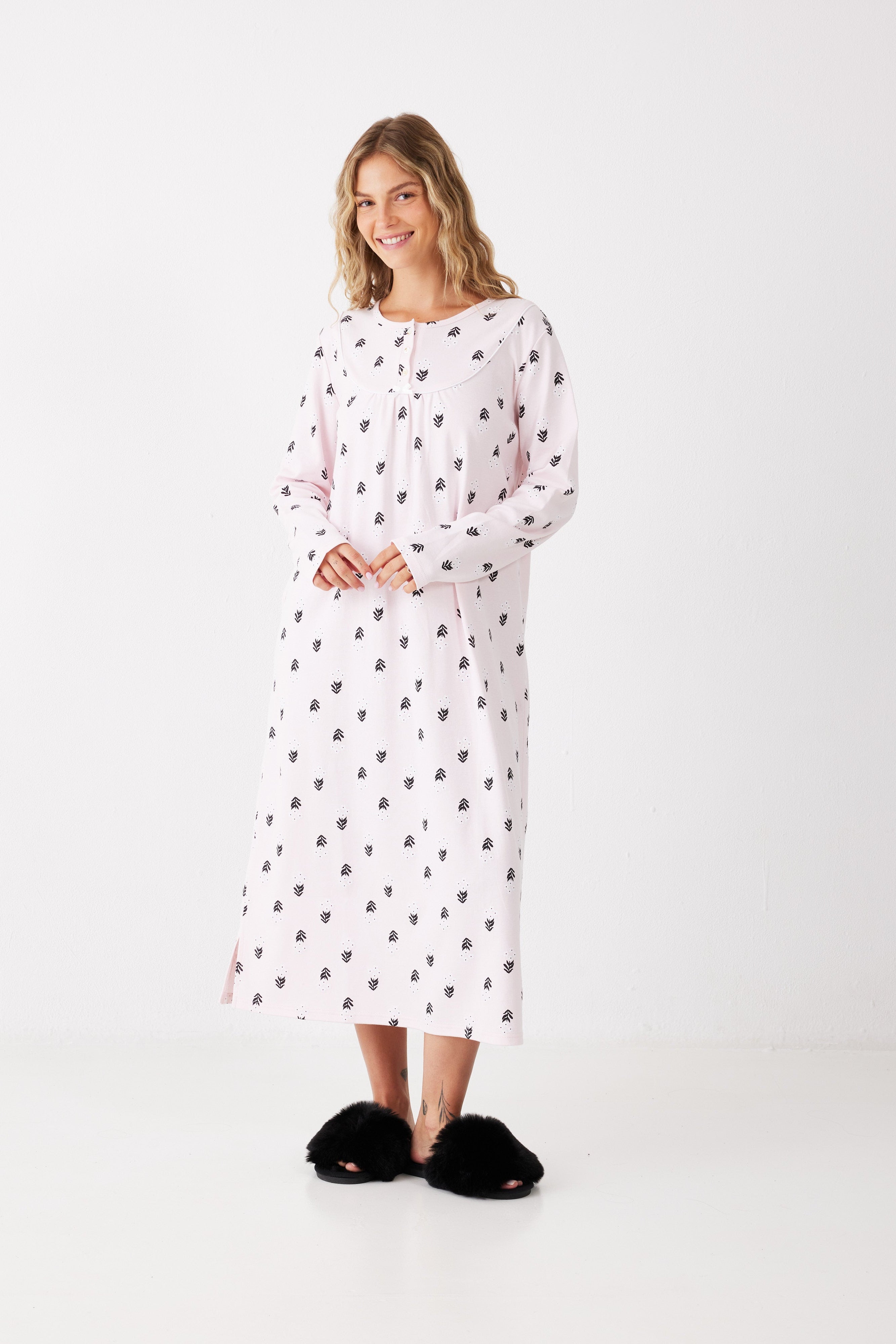 כותונת פרחים כותנה