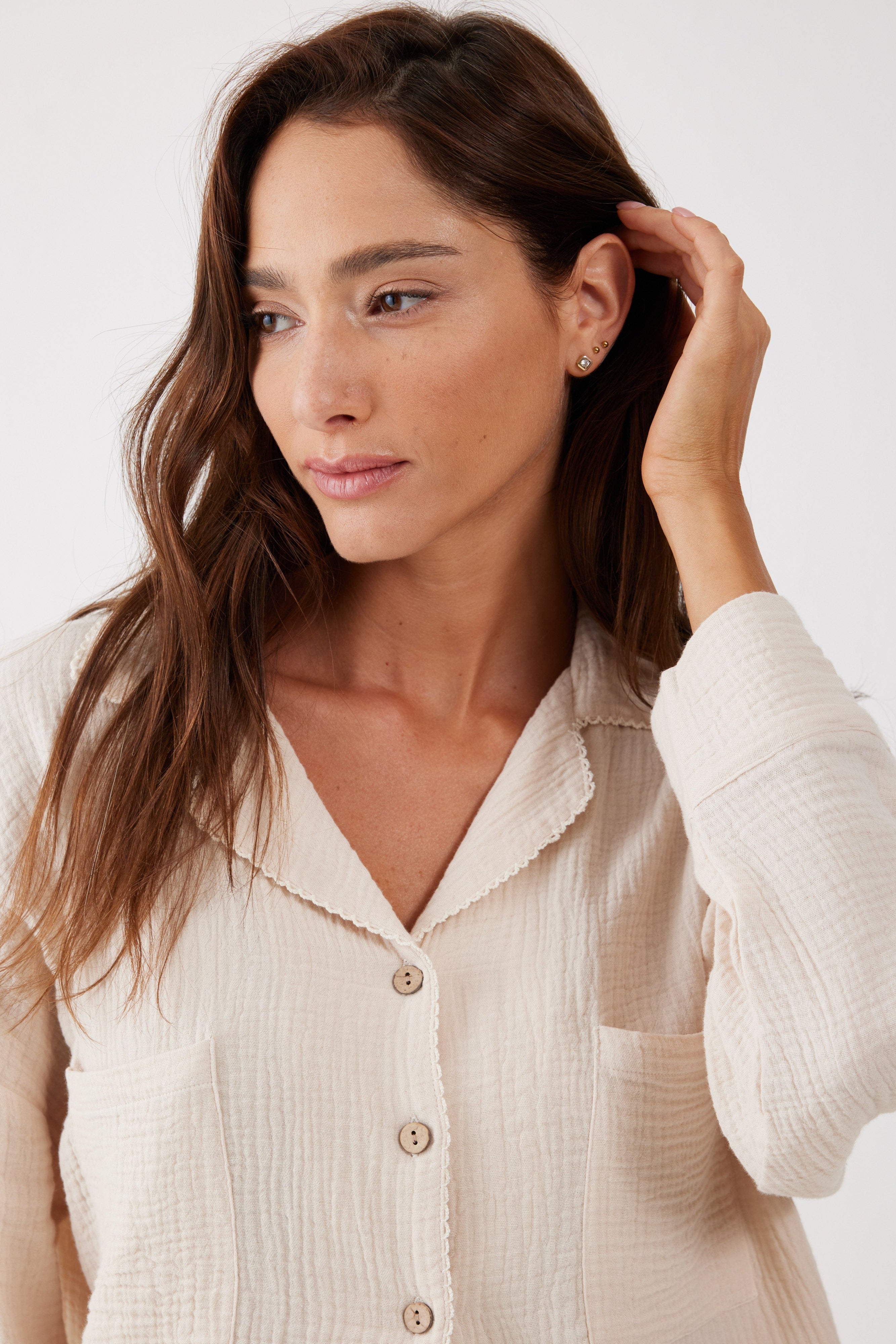 חליפת פנאי מכופתרת טטרה