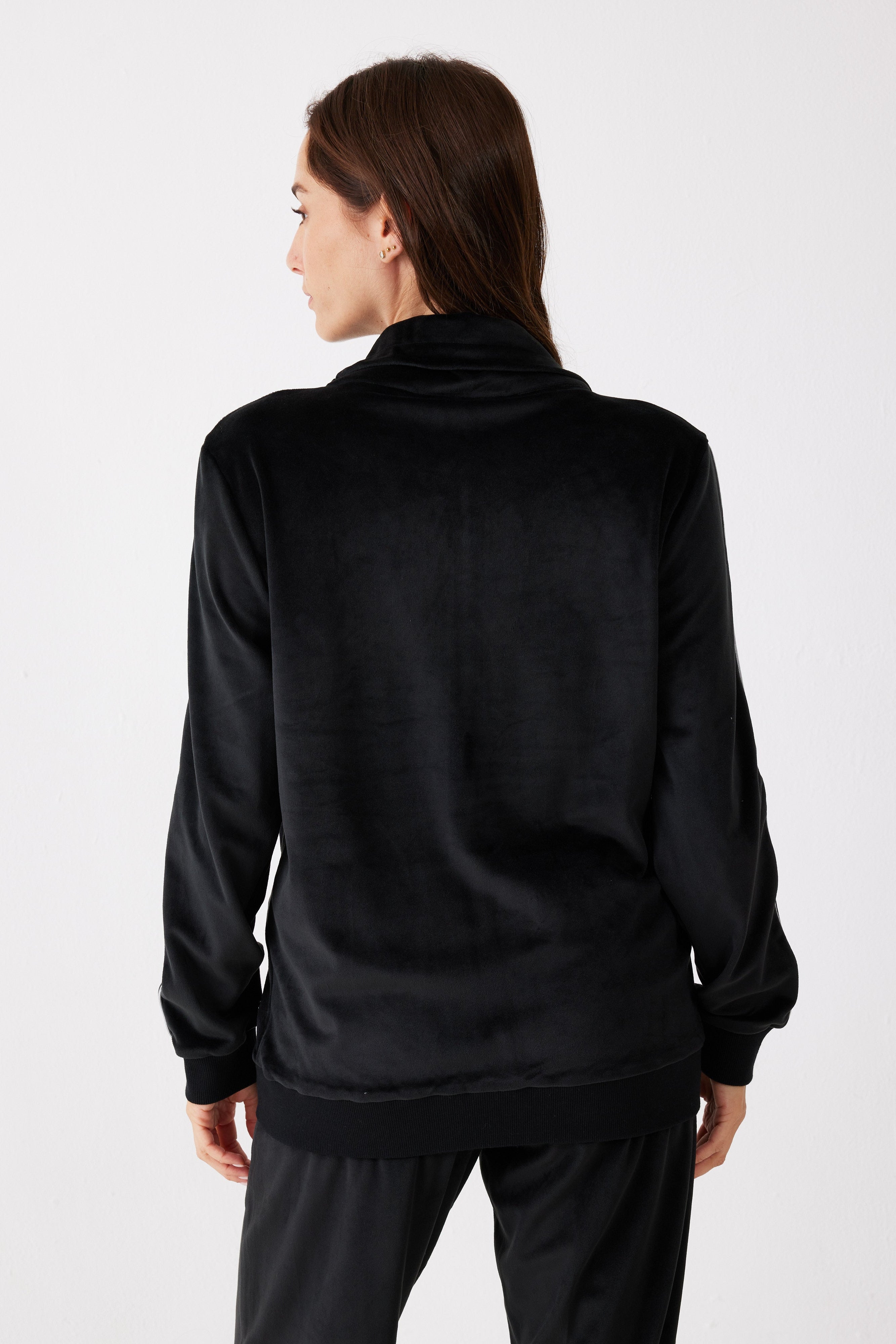 חליפת רוכסן פייפינג קטיפה