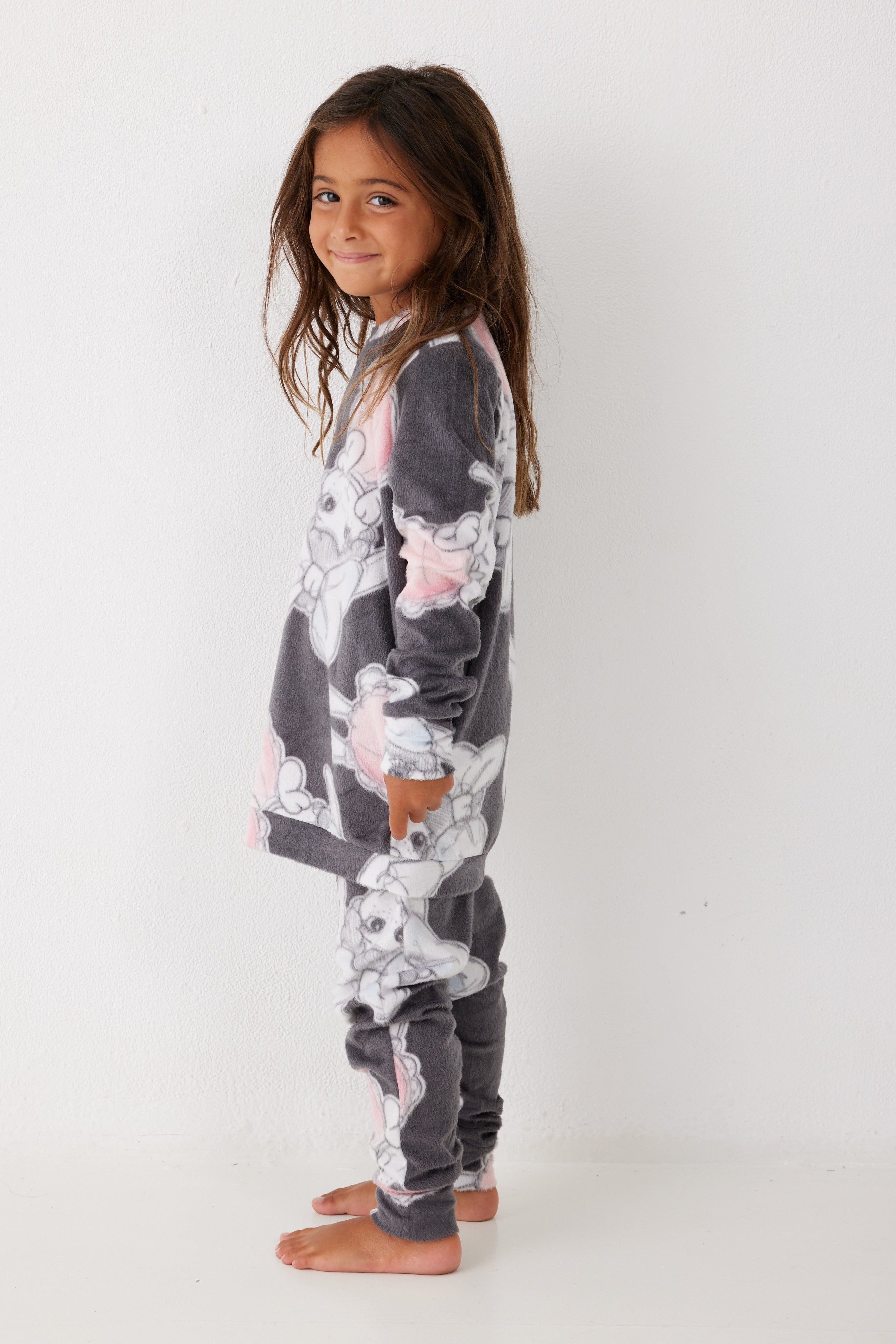 פיג'מת ילדים פיפה מינק