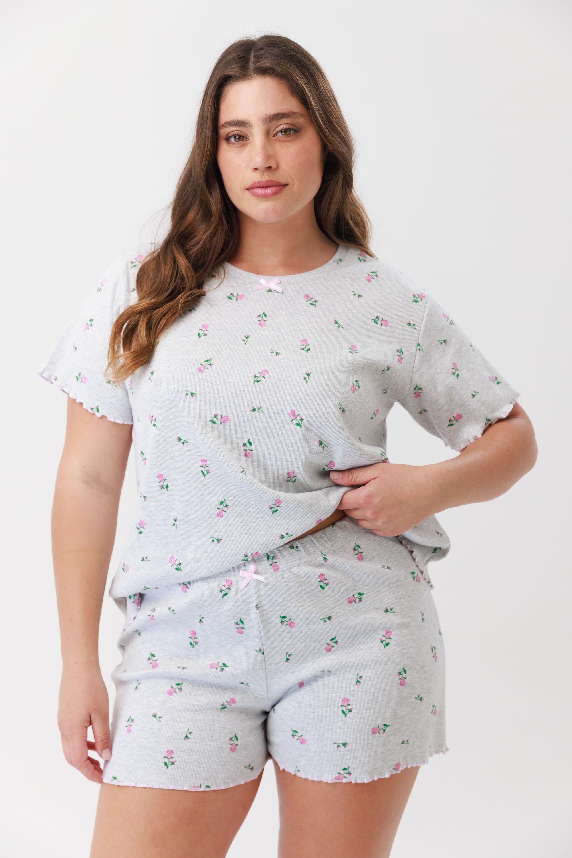 פיג'מה קצרה ריב