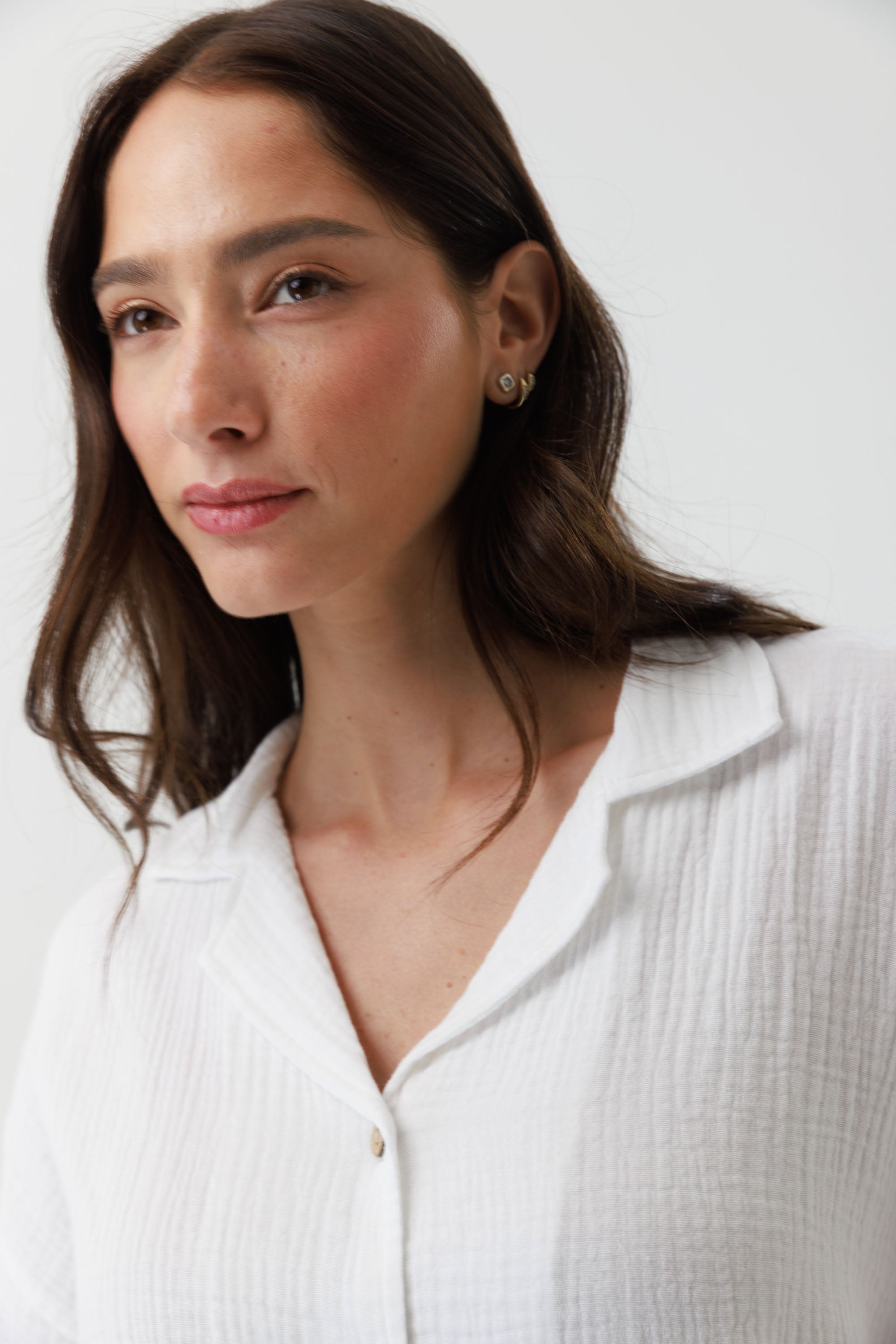 חליפת פנאי טטרה מכופתרת 100% כותנה