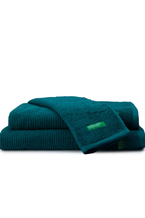 מגבת פנים 50/90 סמ ריבס - ירוק Benetton