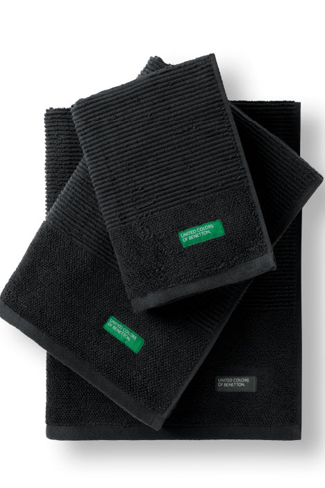 מגבת גוף 70/130  ריבס - שחור Benetton