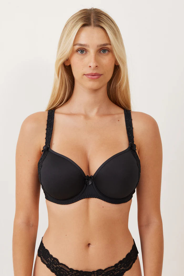 חזיית ספייסר - שחור