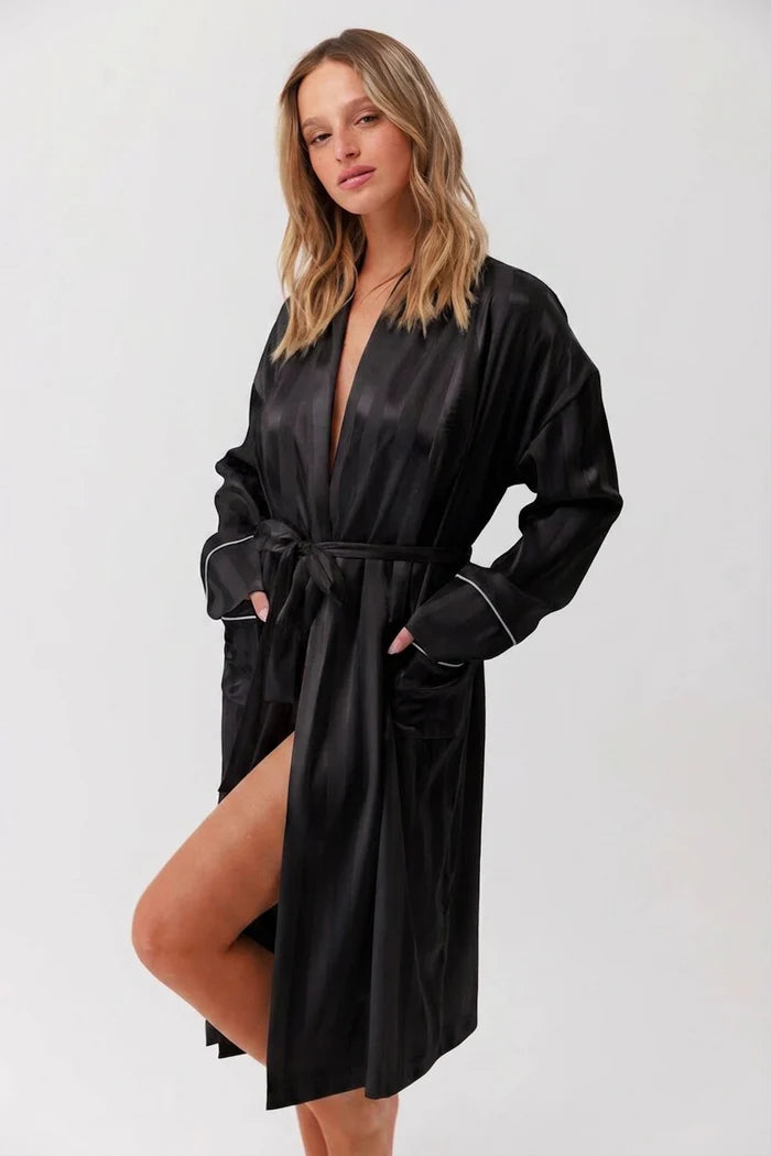 Satin Jacquard – חלוק סאטן יוקרתית