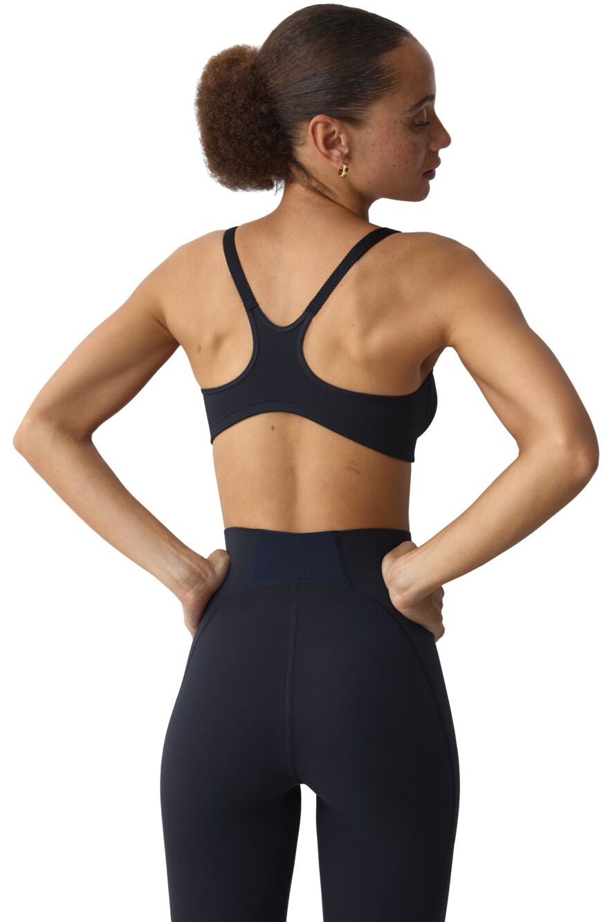 Triaction Fitness F חזיית ספורט פתיחה קדמית - שחור