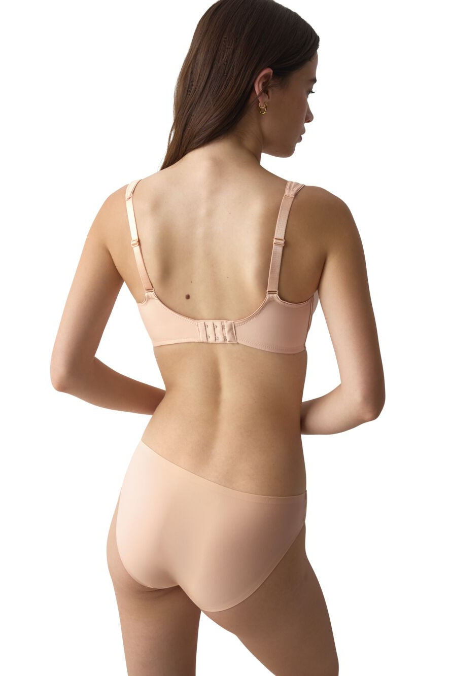 Modern Soft+Cotton W01 - חזיית מינימייזר ללא ריפוד צבע בז