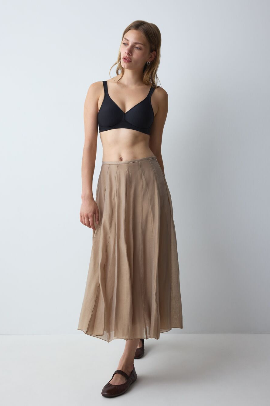 Modern Soft + Cotton N חזיה ללא ברזל וללא ריפוד - שחור
