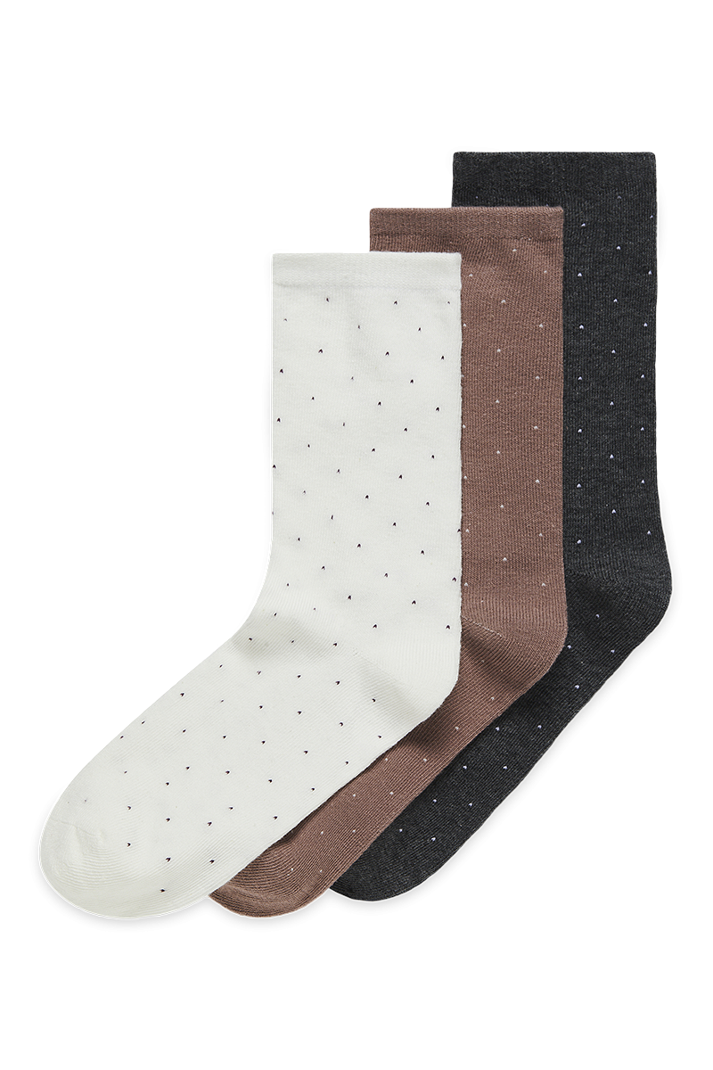3 זוגות גרביים באורך קלאסי