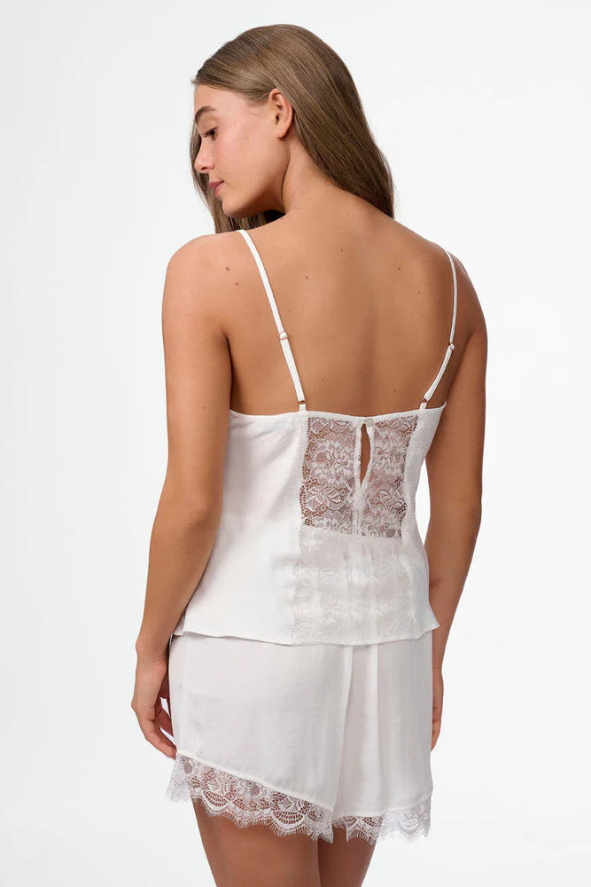 סט בייבי דול סאטן במראה מקומט - שמנת